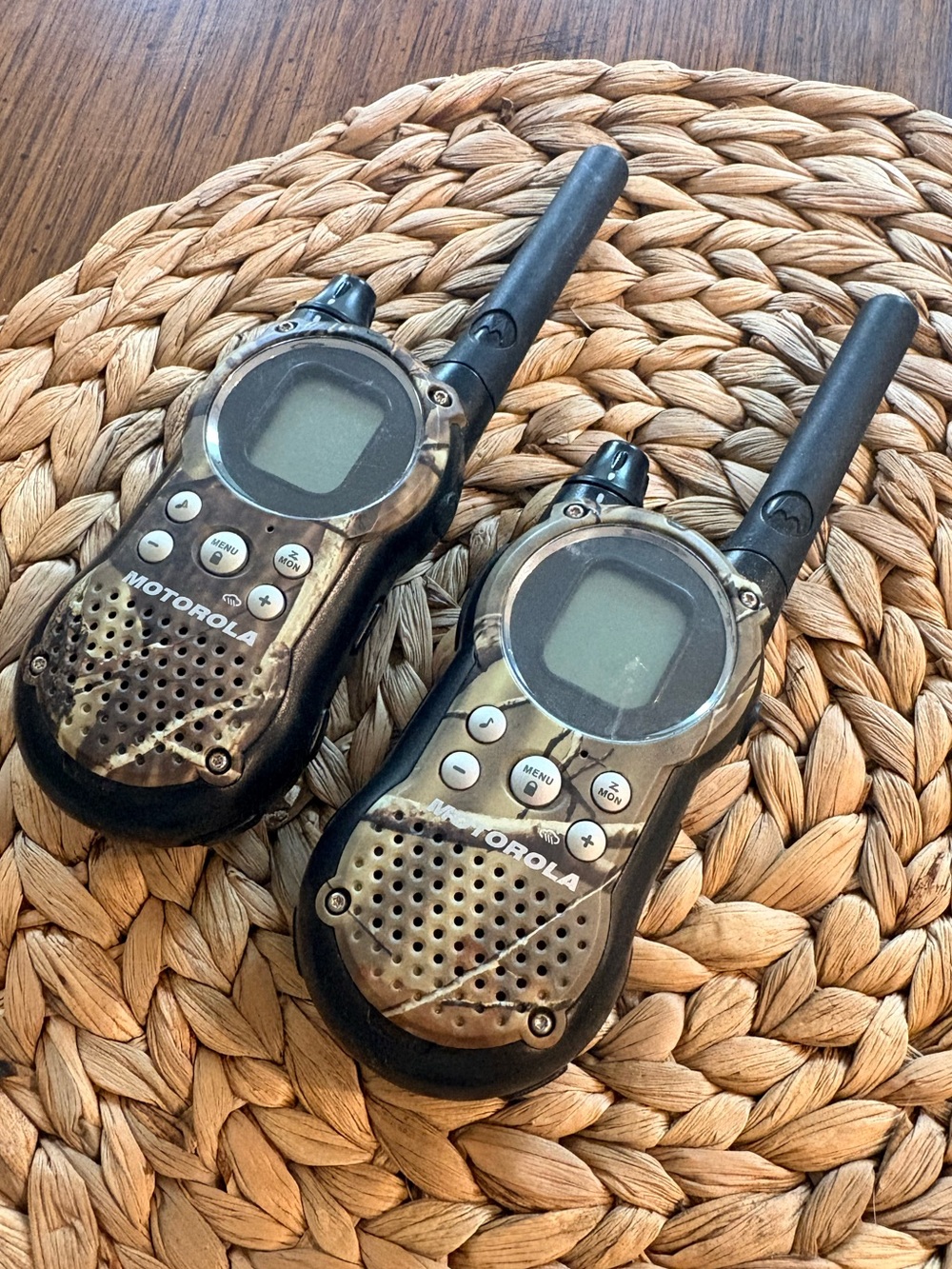 Motorola Camo Black Portable Two-Way Radios (Pair)